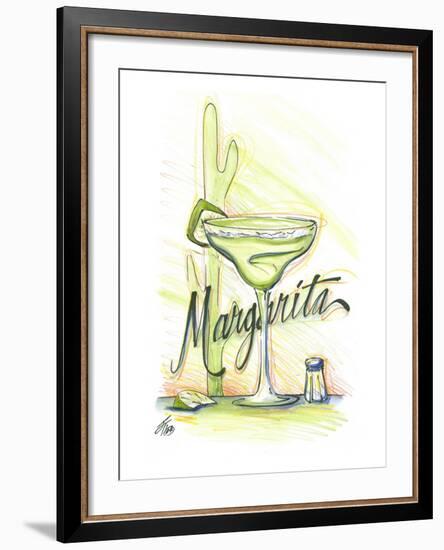 Drink up...Margarita-Jay Throckmorton-Framed Art Print