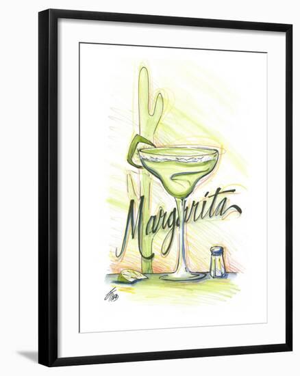 Drink up...Margarita-Jay Throckmorton-Framed Art Print