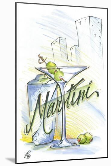 Drink up...Martini-Jay Throckmorton-Mounted Art Print