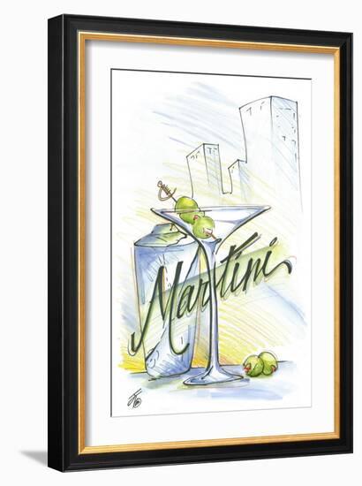 Drink up...Martini-Jay Throckmorton-Framed Art Print