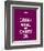 Drink Wine and Carry On-null-Framed Art Print