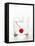 Drink with Ice Cubes and Cocktail Cherry-null-Framed Premier Image Canvas