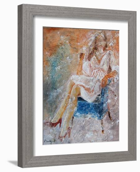 Drinking Champagne-Pol Ledent-Framed Art Print