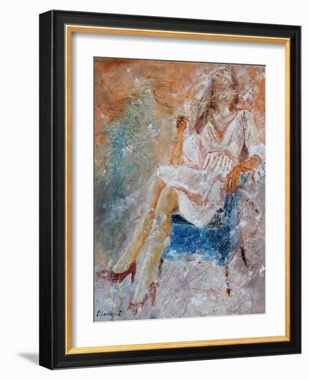 Drinking Champagne-Pol Ledent-Framed Art Print