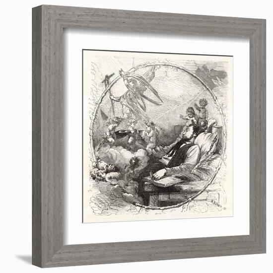 Drinking Opp. Heaven-null-Framed Art Print