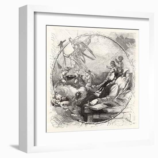 Drinking Opp. Heaven-null-Framed Art Print