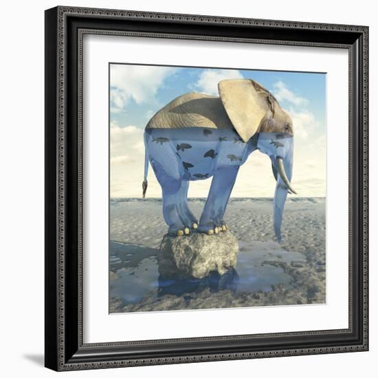 Drinking Problem-Cynthia Decker-Framed Art Print