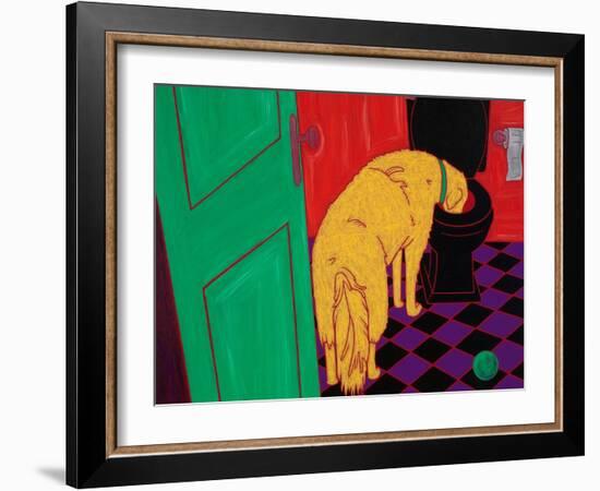 Drinking Problem-Angela Bond-Framed Art Print