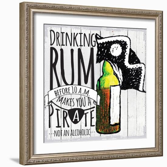 Drinking Rum-null-Framed Giclee Print