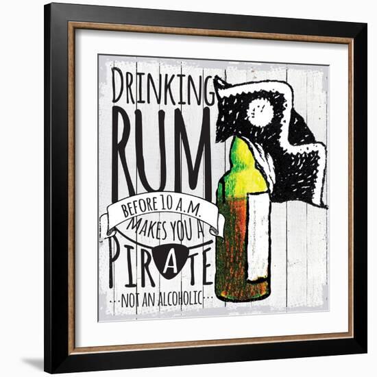 Drinking Rum-null-Framed Giclee Print