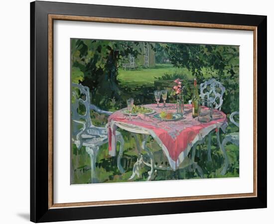 Drinks beyond the Yew (Oil on Canvas)-Susan Ryder-Framed Giclee Print