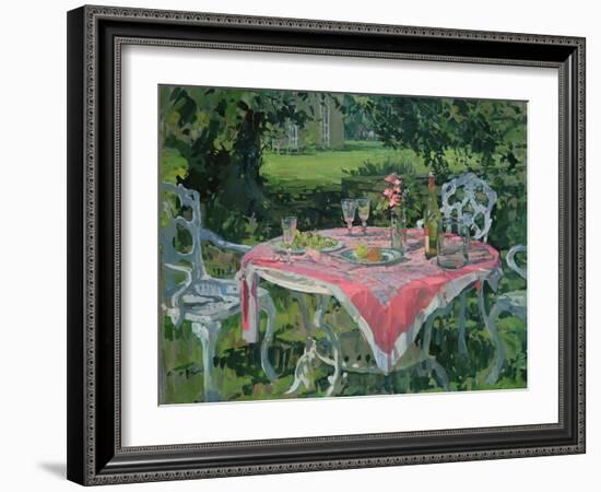 Drinks beyond the Yew (Oil on Canvas)-Susan Ryder-Framed Giclee Print