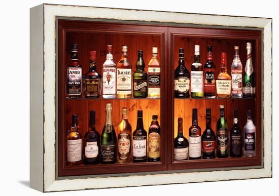 Drinks Cabinet-Victor De Schwanberg-Framed Premier Image Canvas