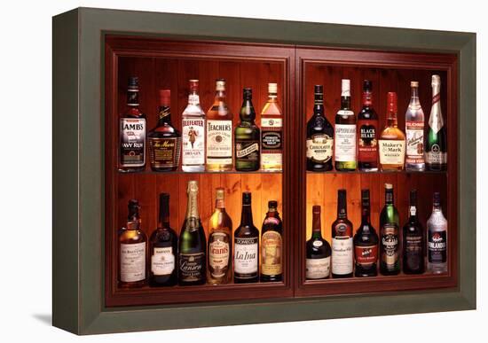 Drinks Cabinet-Victor De Schwanberg-Framed Premier Image Canvas