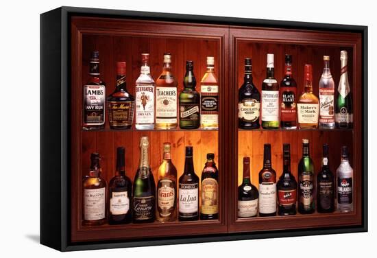 Drinks Cabinet-Victor De Schwanberg-Framed Premier Image Canvas