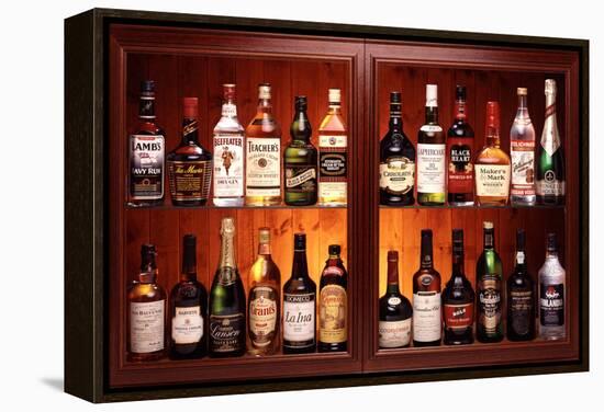 Drinks Cabinet-Victor De Schwanberg-Framed Premier Image Canvas