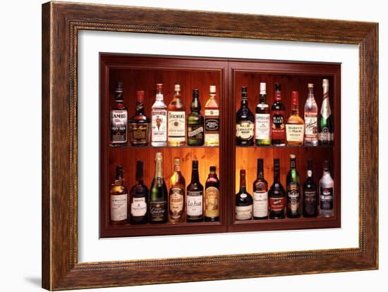 Drinks Cabinet-Victor De Schwanberg-Framed Photographic Print