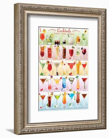 Drinks/Cocktails-null-Framed Art Print