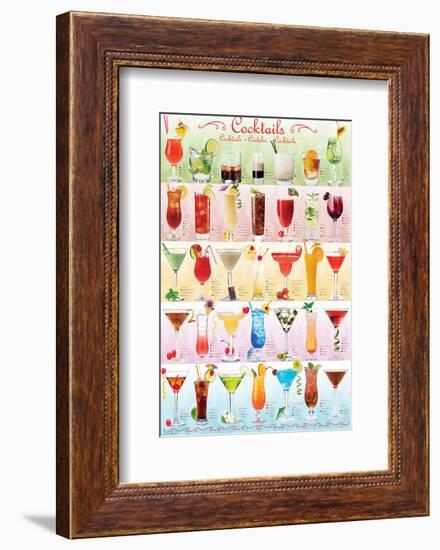 Drinks/Cocktails-null-Framed Art Print