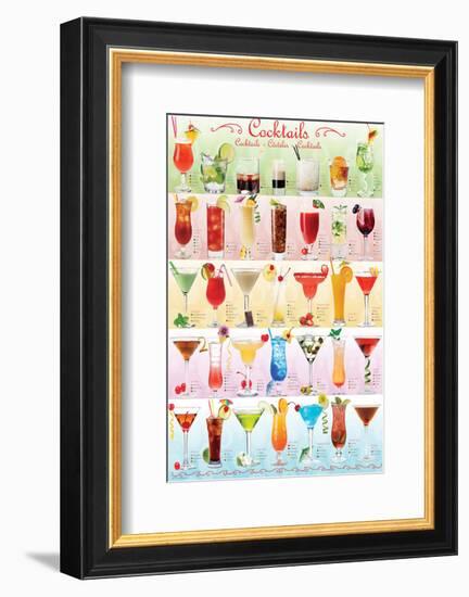 Drinks/Cocktails-null-Framed Art Print