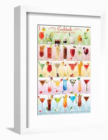 Drinks/Cocktails-null-Framed Art Print