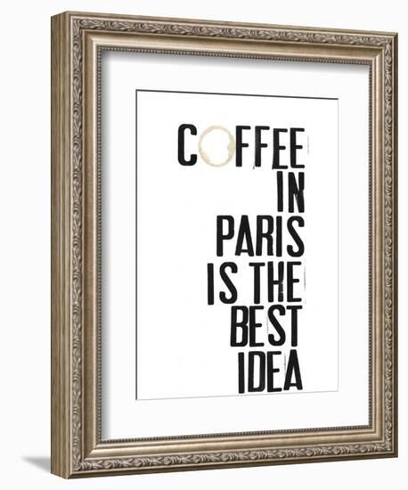 Drinks in Paris I-Deborah Velasquez-Framed Premium Giclee Print