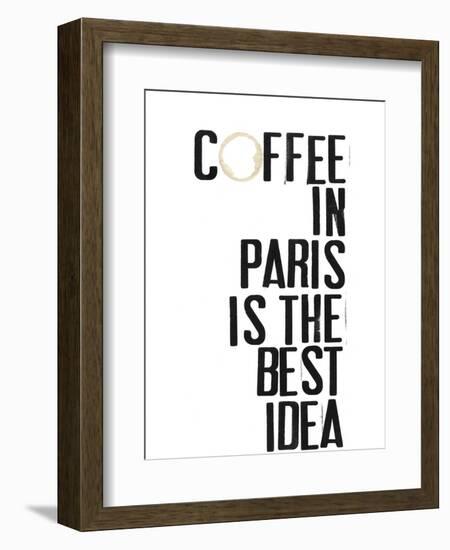 Drinks in Paris I-Deborah Velasquez-Framed Premium Giclee Print