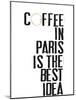 Drinks in Paris I-Deborah Velasquez-Mounted Art Print