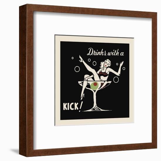 Drinks with a Kick-null-Framed Giclee Print