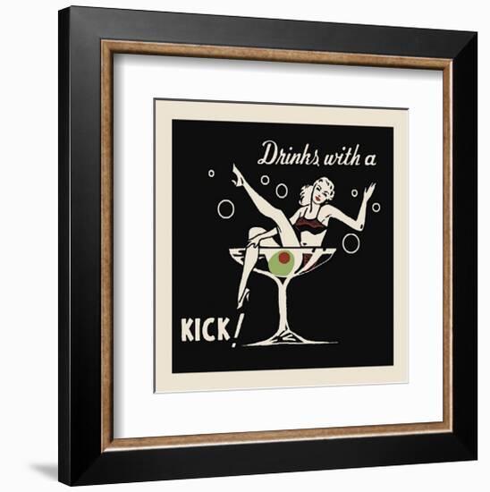 Drinks with a Kick-null-Framed Giclee Print