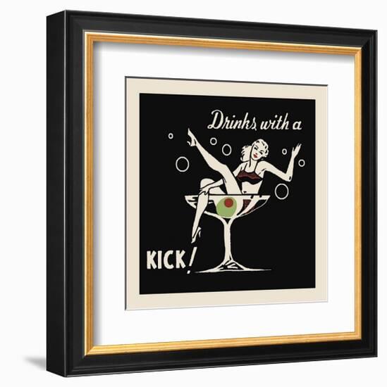 Drinks with a Kick-null-Framed Giclee Print