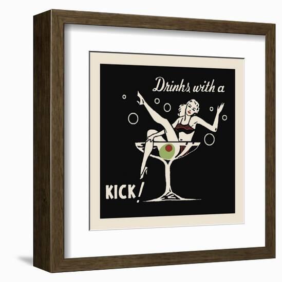 Drinks with a Kick-null-Framed Giclee Print