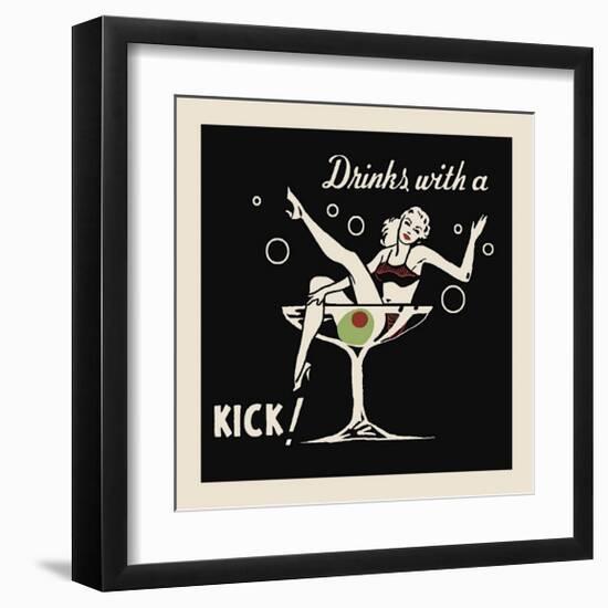 Drinks with a Kick-null-Framed Giclee Print