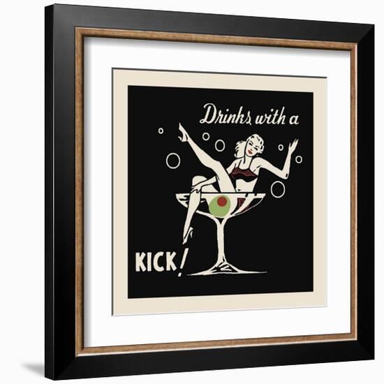 Drinks with a Kick-null-Framed Giclee Print