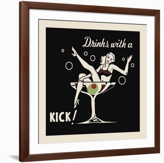 Drinks with a Kick-null-Framed Giclee Print