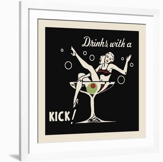 Drinks with a Kick-null-Framed Giclee Print