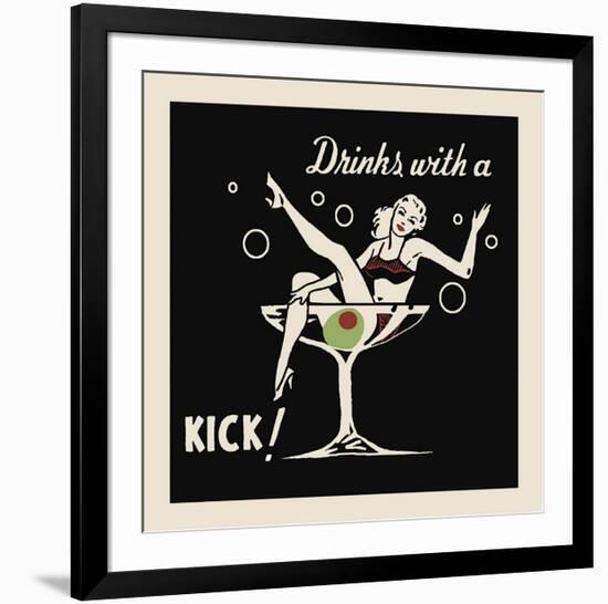 Drinks with a Kick-null-Framed Giclee Print