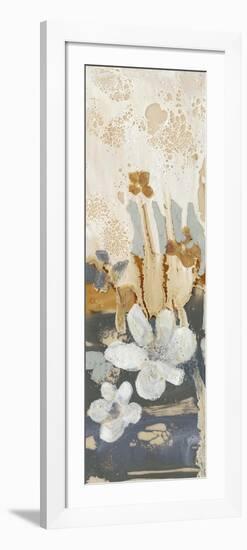 Drippy Flower Abstract I-Jennifer Goldberger-Framed Art Print