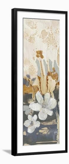 Drippy Flower Abstract I-Jennifer Goldberger-Framed Art Print