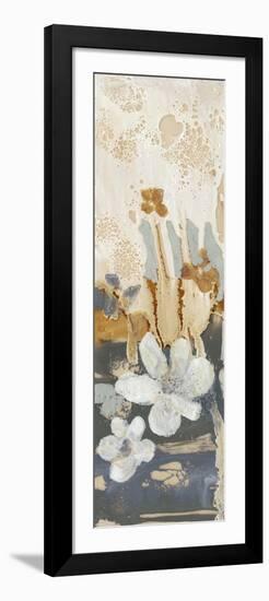 Drippy Flower Abstract I-Jennifer Goldberger-Framed Art Print