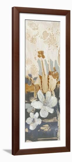 Drippy Flower Abstract I-Jennifer Goldberger-Framed Art Print