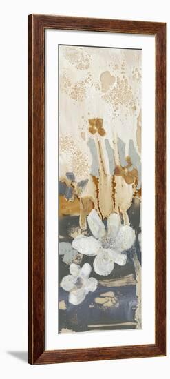 Drippy Flower Abstract I-Jennifer Goldberger-Framed Art Print