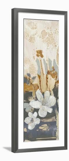 Drippy Flower Abstract I-Jennifer Goldberger-Framed Art Print