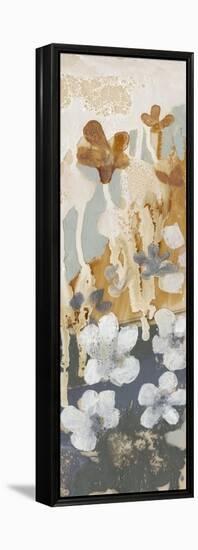 Drippy Flower Abstract II-Jennifer Goldberger-Framed Stretched Canvas