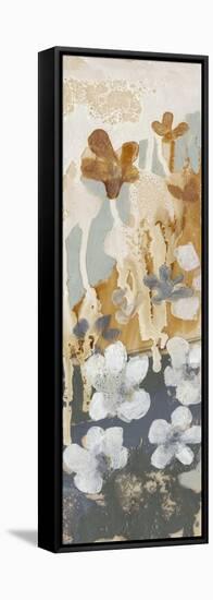 Drippy Flower Abstract II-Jennifer Goldberger-Framed Stretched Canvas