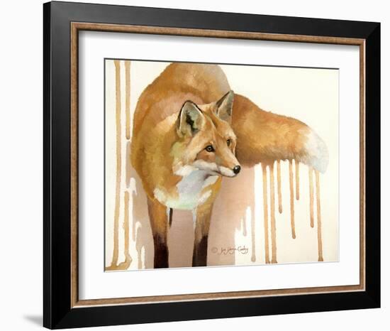 Drippy Red Fox-Joni Johnson-Godsy-Framed Giclee Print