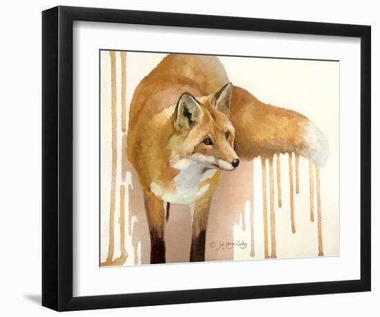 Drippy Red Fox-Joni Johnson-Godsy-Framed Giclee Print