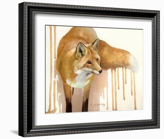 Drippy Red Fox-Joni Johnson-Godsy-Framed Giclee Print