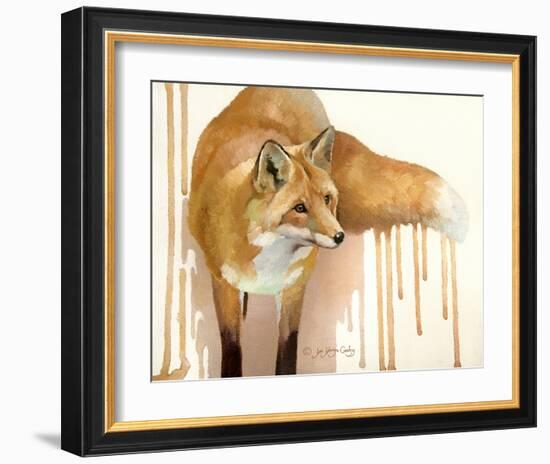 Drippy Red Fox-Joni Johnson-Godsy-Framed Giclee Print