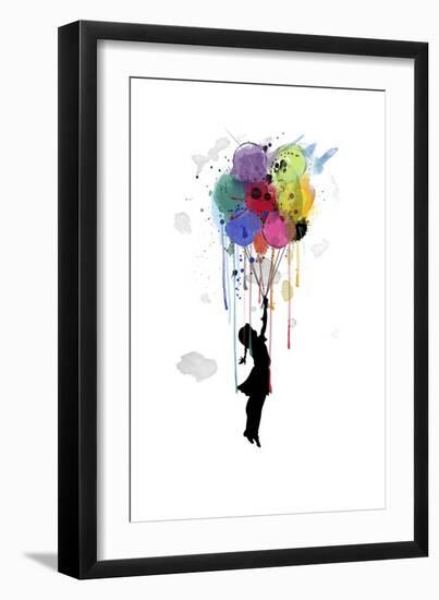 Drips Balloon-Mark Ashkenazi-Framed Giclee Print